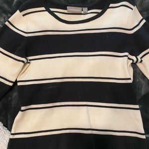 Croft and barrow striped fitted sweater
